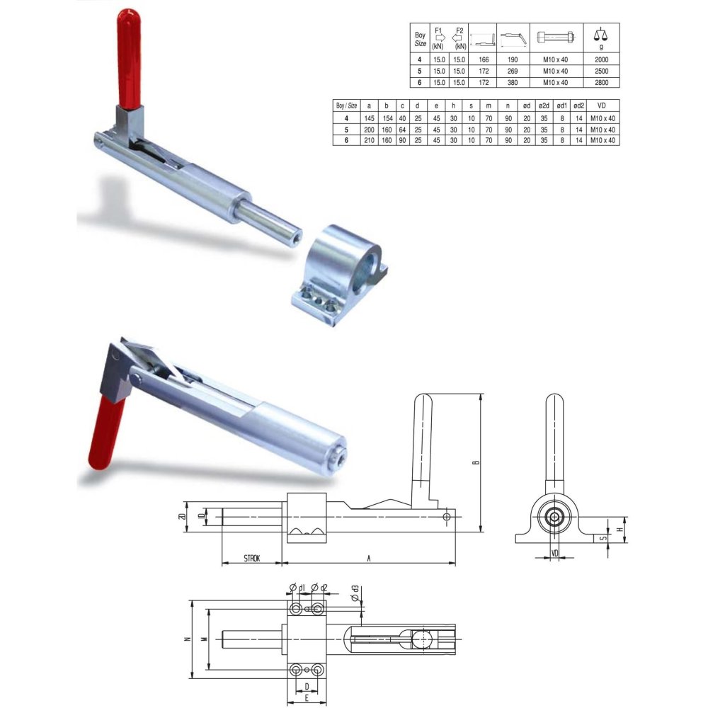 ÇİZMAK M68/840/4 Çizmak Bağlama Elemanı / FİYAT / DELTA TEKNİK HIRDAVAY
