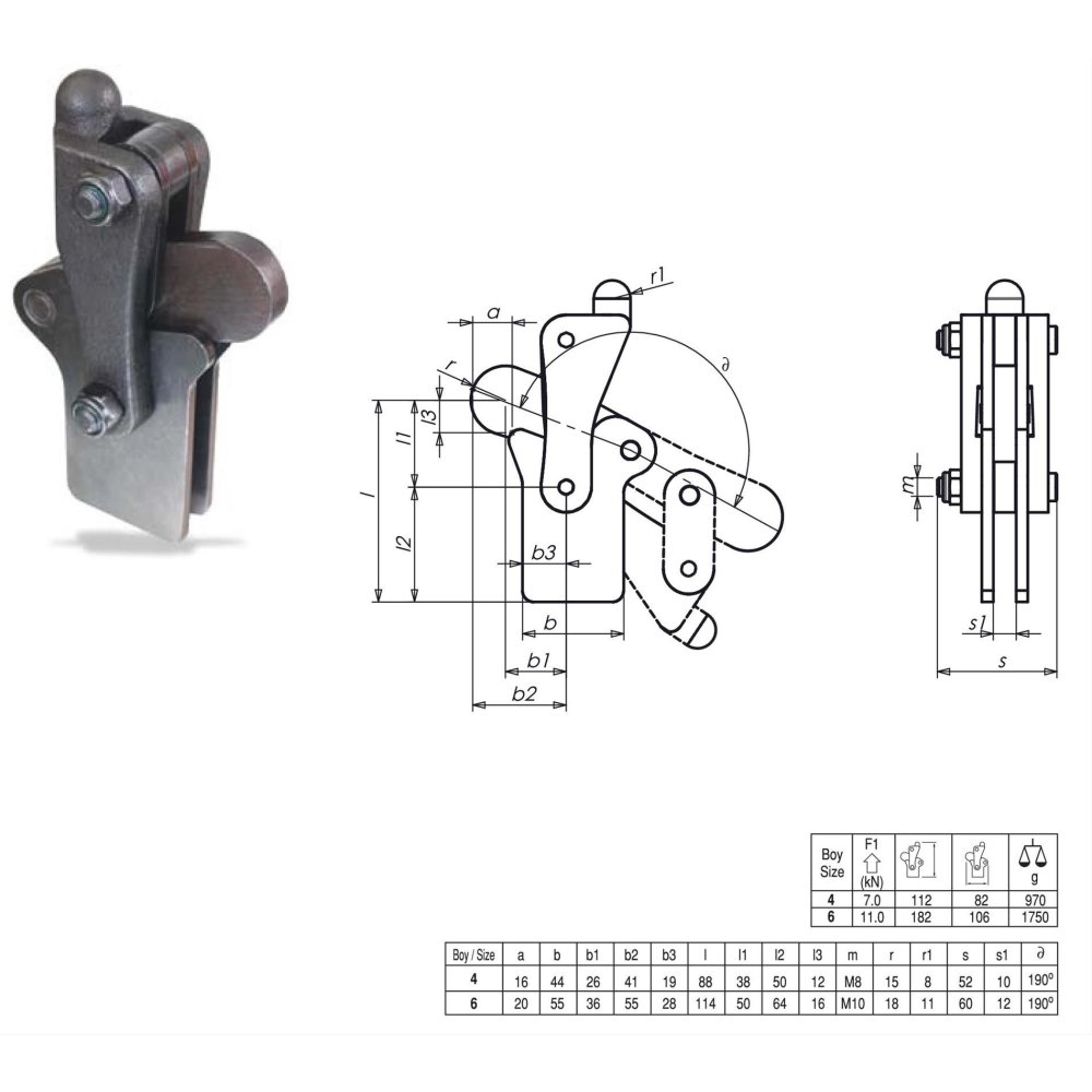 ÇİZMAK M32/811/2 Çizmak Bağlama Elemanı / FİYAT / DELTA TEKNİK HIRDAVAT