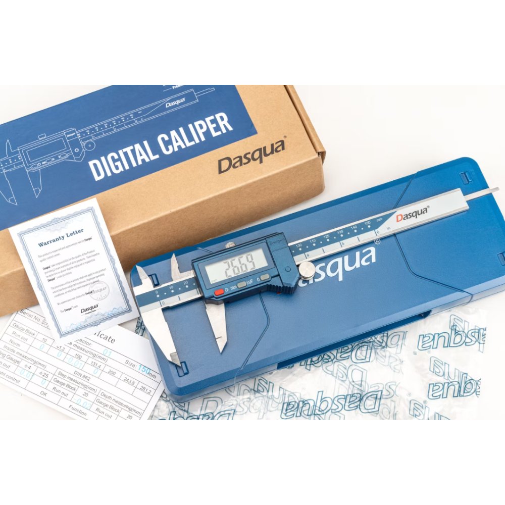 Dasqua 0-150 LCD Ekran Dijital Kumpas IP54 / FİYAT / DELTA TEKNİK HIRDAVAT