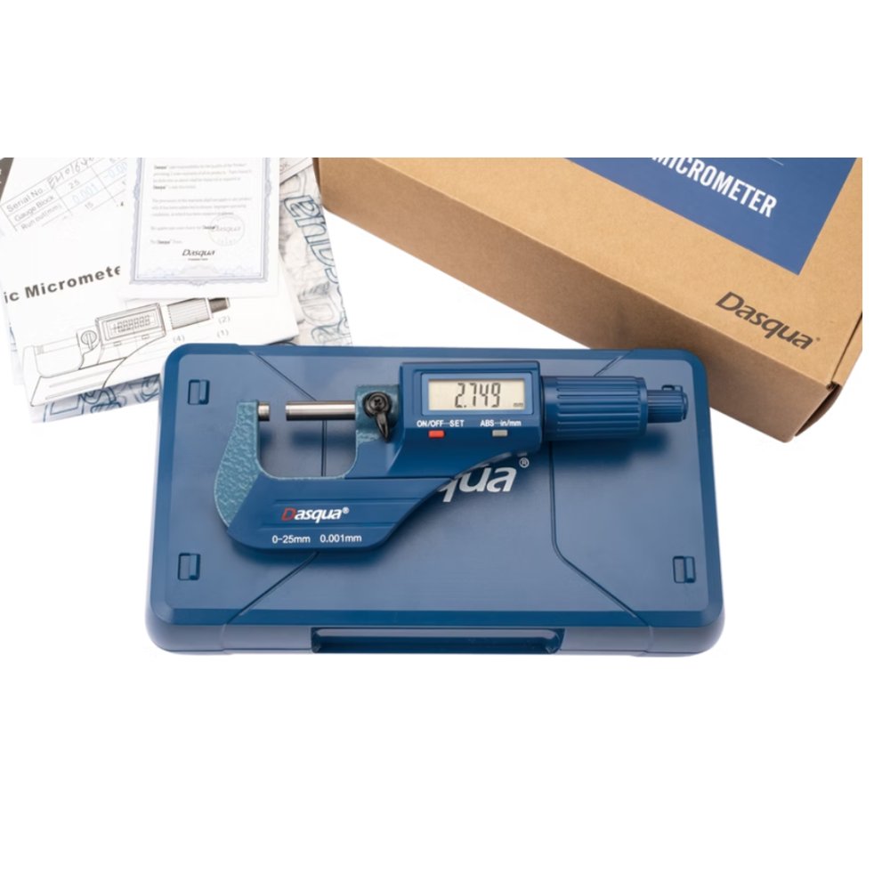Dasqua 0-25mm Dijital Dış Çap Mikrometre / FİYAT / DELTA TEKNİK HIRDAVAT
